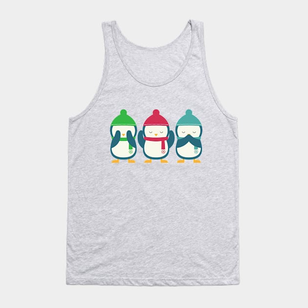 No Evil In Holiday Tank Top by AndyWestface